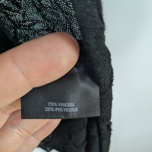 Eileen Fisher Top Cardigan S Black Open Lagenlook Eclectic Artsy Summer Layer - Picture 7 of 8